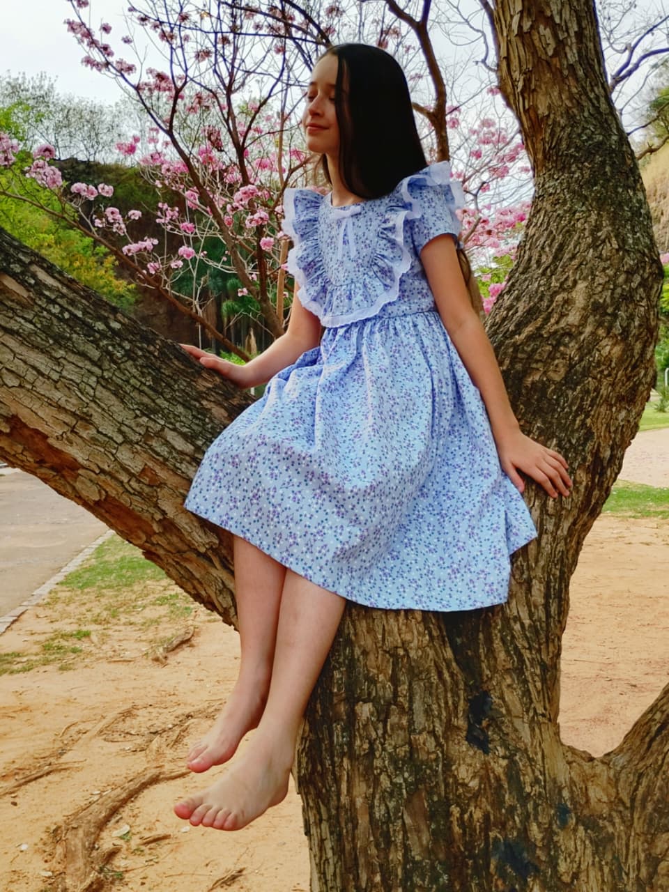 Vestido Flor de Algodão